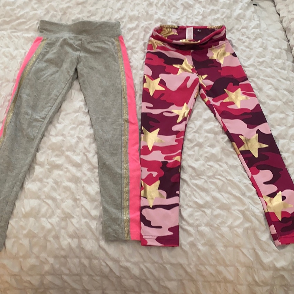 SOLD Two pairs of Justice pants for Girls